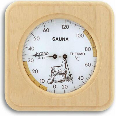 TFA, Sauna Zubehör, Sauna-Thermometer-Hygrometer 40.1007 Sauna-Messgerät TFA, Sauna Zubehör, Sauna-Thermometer-Hygrometer 40.1007 Sauna-Messgerät
