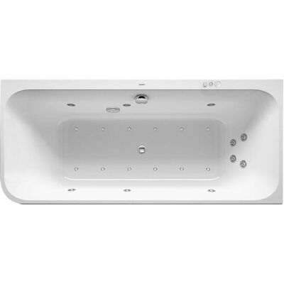 Duravit Whirlpool, Rechteck-Whirlwanne HAPPY D.2 Ecke re 180 l 180x80 we 2 RS Combi-Syst (2 Personen) Duravit Whirlpool, Rechteck-Whirlwanne HAPPY D.2 Ecke re 180 l 180x80 we 2 RS Combi-Syst (2 Personen)