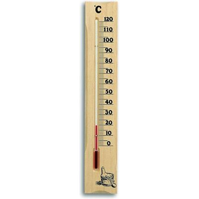 TFA, Sauna Zubehör, 40.1000 Analoges Sauna-Thermometer aus Kiefer TFA, Sauna Zubehör, 40.1000 Analoges Sauna-Thermometer aus Kiefer