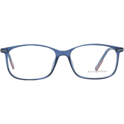Ermenegildo Zegna EZ0023 Blaue Quadratische Brillenfassung - Brillenrahmen Ermenegildo Zegna EZ0023 Blaue Quadratische Brillenfassung - Brillenrahmen