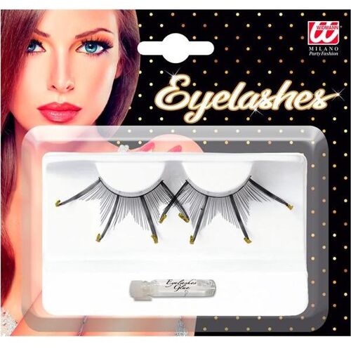 Widmann Wimpern Goldspitzen