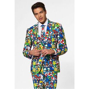 Opposuits Super Mario Kostüm - Druck / Mehrfarbig - Größe: 58 Opposuits Super Mario Kostüm - Druck / Mehrfarbig - Größe: 58