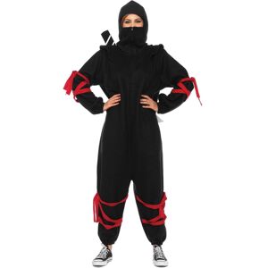 Leg Avenue CozySuit Ninja Jumpsuit Overall Karneval Halloween (L, M) Leg Avenue CozySuit Ninja Jumpsuit Overall Karneval Halloween (L, M)