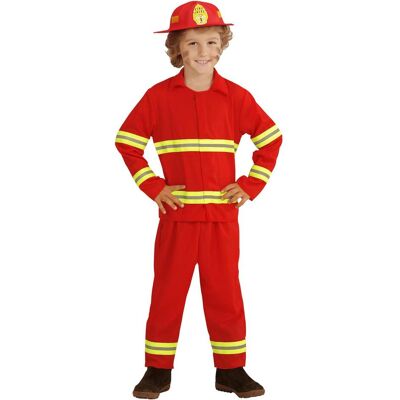 Widmann - Pompiere - Größe 140 cm - Jacke Hose Helm - Kostüm Widmann - Pompiere - Größe 140 cm - Jacke Hose Helm - Kostüm