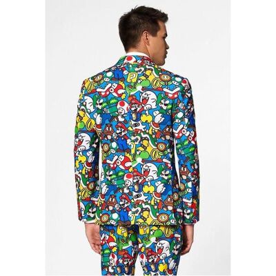 Opposuits Super Mario Kostüm - Druck / Mehrfarbig - Größe: 58 Opposuits Super Mario Kostüm - Druck / Mehrfarbig - Größe: 58