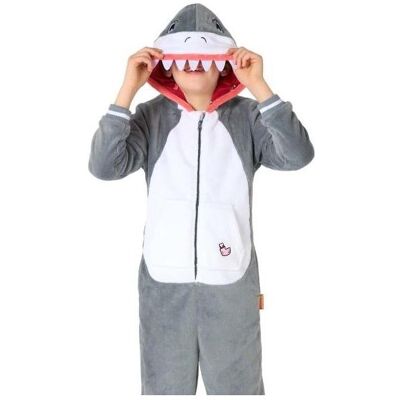 OppoSuits Hai Onesie - Haifisch-Maul Kapuzenfleece - Onesie OppoSuits Hai Onesie - Haifisch-Maul Kapuzenfleece - Onesie
