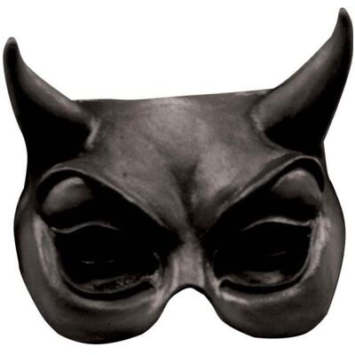 Ghoulish Mephisto Halbmaske schwarz (One Size) Ghoulish Mephisto Halbmaske schwarz (One Size)