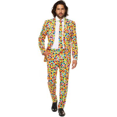 OppoSuits Confetteroni Anzug - Bunt - Slim Fit - Anzug OppoSuits Confetteroni Anzug - Bunt - Slim Fit - Anzug