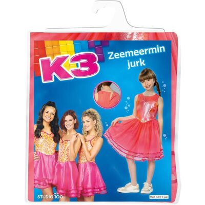Studio 100 K3 Fancy Dress – Meerjungfrauenkleid, 9–11 Jahre (158) Studio 100 K3 Fancy Dress – Meerjungfrauenkleid, 9–11 Jahre (158)