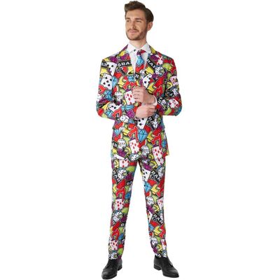 Opposuits Casino Icons Kostüm - Sakko, Hose & Krawatte Opposuits Casino Icons Kostüm - Sakko, Hose & Krawatte