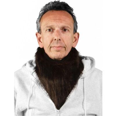 Zagone Studios Dunkelbrauner Halskragen - Brustfell (One Size) Zagone Studios Dunkelbrauner Halskragen - Brustfell (One Size)