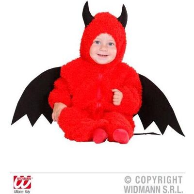 Widmann Kleines Teufel Baby Kostüm - Kinder, 80-92cm, Flauschiges Material Widmann Kleines Teufel Baby Kostüm - Kinder, 80-92cm, Flauschiges Material
