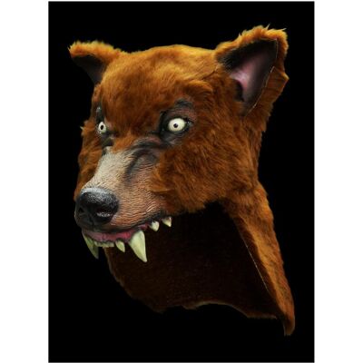 Ghoulish Brauner Wolf-Kopfteil - Kopfaccessoire Ghoulish Brauner Wolf-Kopfteil - Kopfaccessoire