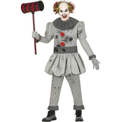Fiestas Guirca - Kostüm Clown Malvagio für Erwachsene - 46-48 (S) - Kostüm Fiestas Guirca - Kostüm Clown Malvagio für Erwachsene - 46-48 (S) - Kostüm