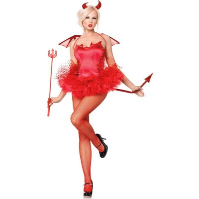 Leg Avenue Petticoat Tüll rot gepunktet (One Size) Leg Avenue Petticoat Tüll rot gepunktet (One Size)