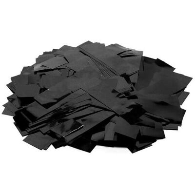 TCM Metallic Konfetti rechteckig 55x18mm, schwarz, 1kg TCM Metallic Konfetti rechteckig 55x18mm, schwarz, 1kg