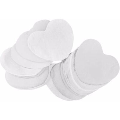 TCM Slowfall Konfetti Herzen 55x55mm, weiss, 1kg TCM Slowfall Konfetti Herzen 55x55mm, weiss, 1kg