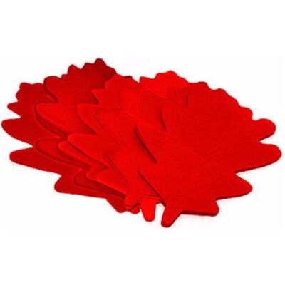 TCM Slowfall Konfetti Eichenblätter 120x120mm, rot, 1kg TCM Slowfall Konfetti Eichenblätter 120x120mm, rot, 1kg