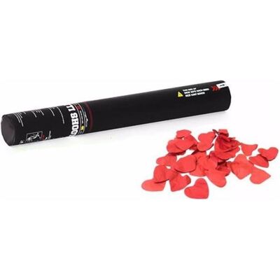 TCM Konfetti-Shooter 50cm, rote Herzen TCM Konfetti-Shooter 50cm, rote Herzen