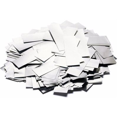 TCM Metallic Konfetti rechteckig 55x18mm, silber, 1kg TCM Metallic Konfetti rechteckig 55x18mm, silber, 1kg