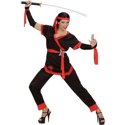Widmann Ninja Girl Kostüm XS - Ninja, Schwarz, Rot, Asiatisches Motiv Widmann Ninja Girl Kostüm XS - Ninja, Schwarz, Rot, Asiatisches Motiv