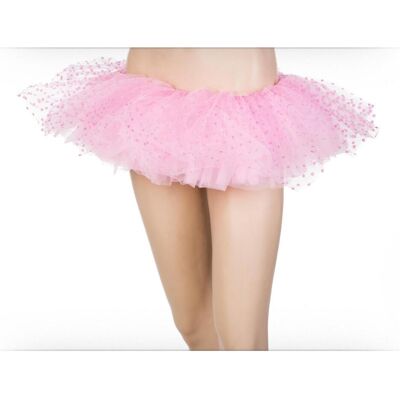 Leg Avenue Tutu Tüll pink gepunktet (One Size) Leg Avenue Tutu Tüll pink gepunktet (One Size)