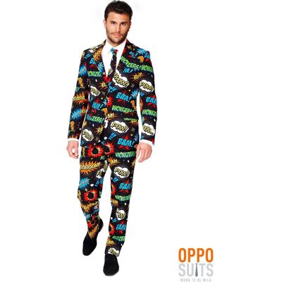 OppoSuits Badaboom Anzug Schwarz Größe 48 OppoSuits Badaboom Anzug Schwarz Größe 48