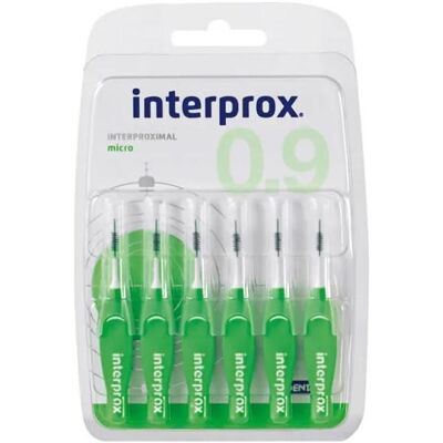 Dentaid, Interdentalbürste, Interprox Micro Brush 6 Einheiten (6x, 0.90 mm) Dentaid, Interdentalbürste, Interprox Micro Brush 6 Einheiten (6x, 0.90 mm)