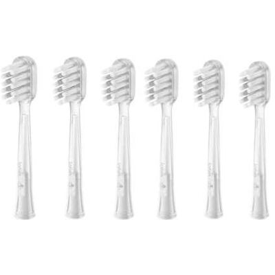 Laifen Gum Care Transparent Pack of 6 - Ersatzbürstenköpfe Laifen Gum Care Transparent Pack of 6 - Ersatzbürstenköpfe