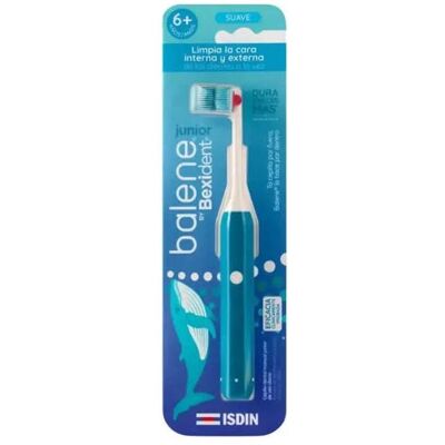 Isdin, Handzahnbürste, Balene Bexident Junior Soft Toothbrush 6 Blue (Weich, 1x) Isdin, Handzahnbürste, Balene Bexident Junior Soft Toothbrush 6 Blue (Weich, 1x)