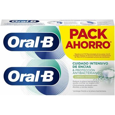 Oral-B, Zahnpasta, Gums Intensive Care Cleaning Toothpaste Lot 2 x 75ml (75 ml) Oral-B, Zahnpasta, Gums Intensive Care Cleaning Toothpaste Lot 2 x 75ml (75 ml)