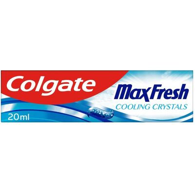 4x Colgate, Zahnpasta, Max Fresh Cooling Crystals, Reisegrösse (20 ml) 4x Colgate, Zahnpasta, Max Fresh Cooling Crystals, Reisegrösse (20 ml)