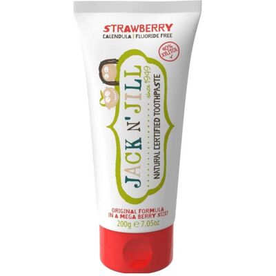 Jack N' Jill - Mega JAHODA - Erdbeere - 200 g - Toothpaste Jack N' Jill - Mega JAHODA - Erdbeere - 200 g - Toothpaste