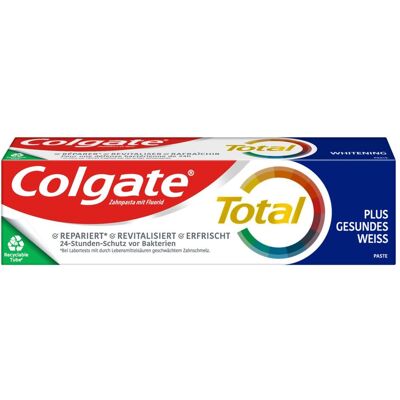 4x Colgate, Zahnpasta, Total Plus Gesundes Weiss (75 ml) 4x Colgate, Zahnpasta, Total Plus Gesundes Weiss (75 ml)