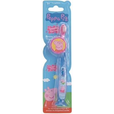 TINOKOU Peppa Pig Blaue Ergonomische Kindertoothbrushe TINOKOU Peppa Pig Blaue Ergonomische Kindertoothbrushe