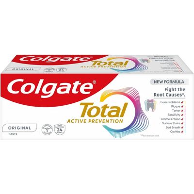 4x Colgate, Zahnpasta, Total Original, Reisegrösse (20 ml) 4x Colgate, Zahnpasta, Total Original, Reisegrösse (20 ml)