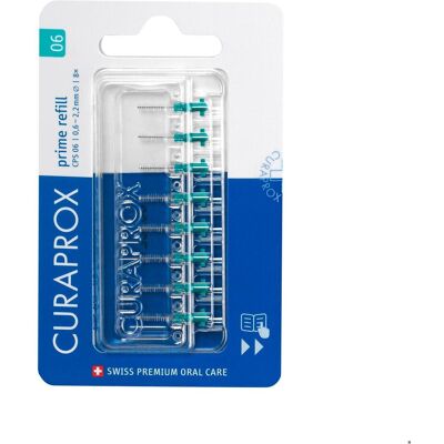 Curaprox, Interdentalbürste, CPS 06 Prime Refill (8x, 2.20 mm) Curaprox, Interdentalbürste, CPS 06 Prime Refill (8x, 2.20 mm)