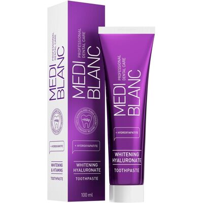 Mediblanc, Zahnpasta, - Whitening toothpaste with sodium hyaluronate 100 ml (100 ml) Mediblanc, Zahnpasta, - Whitening toothpaste with sodium hyaluronate 100 ml (100 ml)