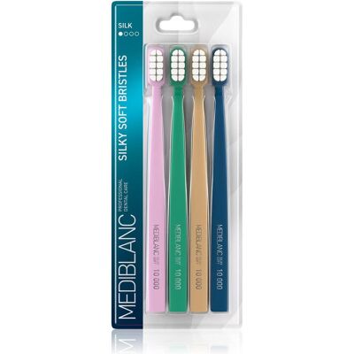 Mediblanc, Handzahnbürste, - Toothbrush with soft bristles 4 pcs (Weich, 4x) Mediblanc, Handzahnbürste, - Toothbrush with soft bristles 4 pcs (Weich, 4x)