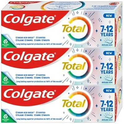 Colgate Junior Zahnpasta - Vollständige Mundpflege für Kinder - 3x50 ml Colgate Junior Zahnpasta - Vollständige Mundpflege für Kinder - 3x50 ml