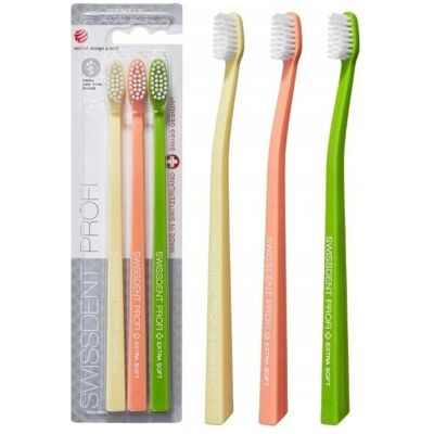 Swissdent, Handzahnbürste, Sanfte Extra-Weiche Zahnbürste Trio (Extra weich, 3x) Swissdent, Handzahnbürste, Sanfte Extra-Weiche Zahnbürste Trio (Extra weich, 3x)