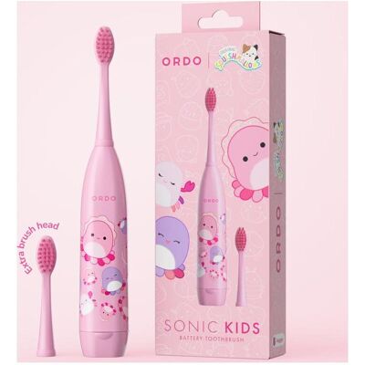 Ordo Sonic Kids Batteriezahnbürste - Squishmallows Auggie - Zahnbürste, Weiche Borsten, 60 Tage Akkulaufzeit Ordo Sonic Kids Batteriezahnbürste - Squishmallows Auggie - Zahnbürste, Weiche Borsten, 60 Tage Akkulaufzeit