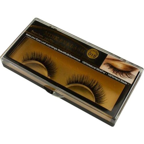 JTI, Künstliche Wimpern, Luxuriöse falsche Wimpern aus Nerzfell - #015 (Künstliche Wimpern)