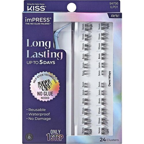 Kiss Künstliche Wimpern, Impress Press On Longlasting False Eyelashes 01 (Künstliche Wimpern)