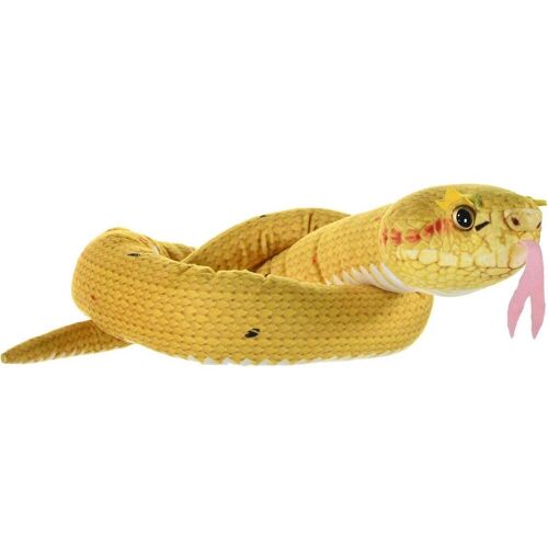 Wild Republic, Künstliche Wimpern, Snakesss Eye Lash Viper Yellow 137 cm (Künstliche Wimpern)