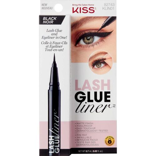 Kiss Künstliche Wimpern, Eyelash glue with eyeliner Lash Glue Linerack 0.7 ml (Wimpernkleber)