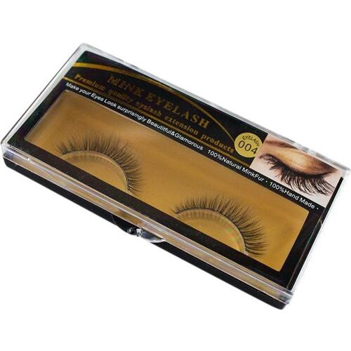 JTI, Künstliche Wimpern, Luxuriöse falsche Wimpern aus Nerzfell - #004 (Künstliche Wimpern)