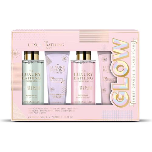 Grace Cole, Beauty Geschenkset, Körperpflege-Geschenkset Orange & Ylang Ylang 4-tlg (Körperpflegeset)