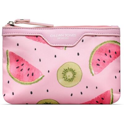 Cimi, Zubehör Make-up, Gillian Jones - Urban Travel makeup bag - Watermelon & Kiwi - L19 × H13 × W2 CM Cimi, Zubehör Make-up, Gillian Jones - Urban Travel makeup bag - Watermelon & Kiwi - L19 × H13 × W2 CM