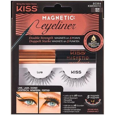 Kiss Magnetischer Eyeliner & Wimpernset Lure - Wimpernset Kiss Magnetischer Eyeliner & Wimpernset Lure - Wimpernset